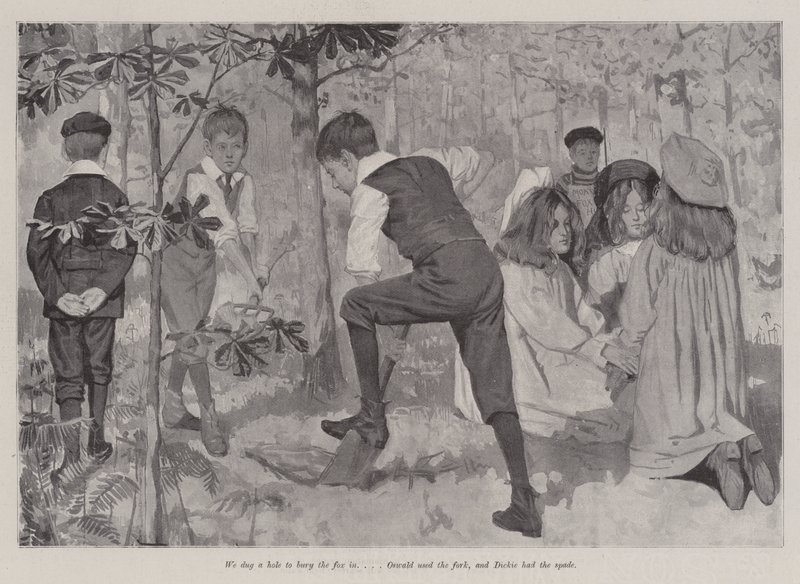 Caçando a Raposa, por E Nesbit de Arthur Herbert Buckland