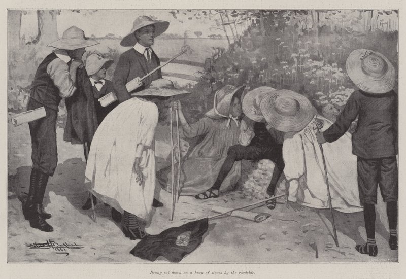 The Canterbury Pilgrims, por E Nesbit de Arthur Herbert Buckland