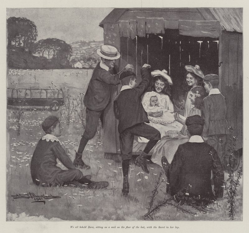 O bebê de alto nascimento, por E Nesbit de Arthur Herbert Buckland
