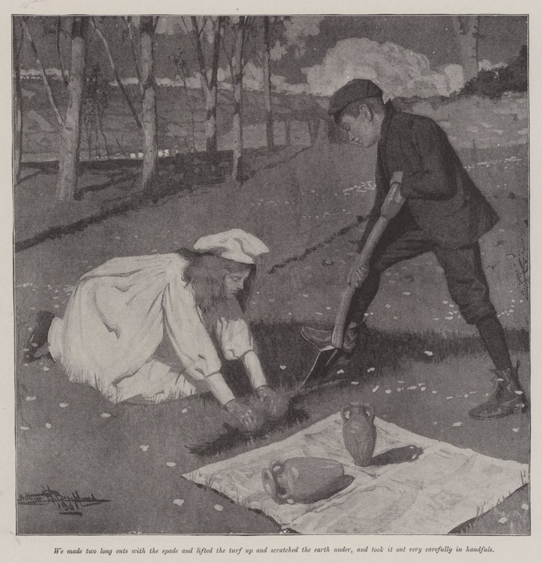 A Venda de Antiguidades, por E Nesbit de Arthur Herbert Buckland
