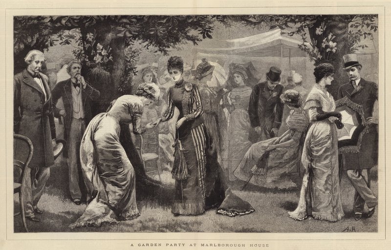 Uma festa de jardim na casa de Marlborough de Arthur Hopkins