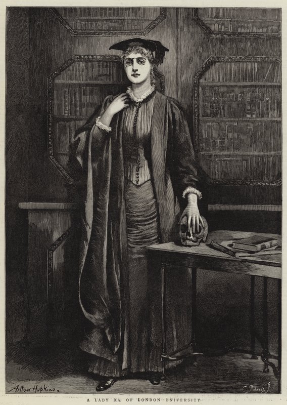 Uma senhora BA da Universidade de Londres de Arthur Hopkins