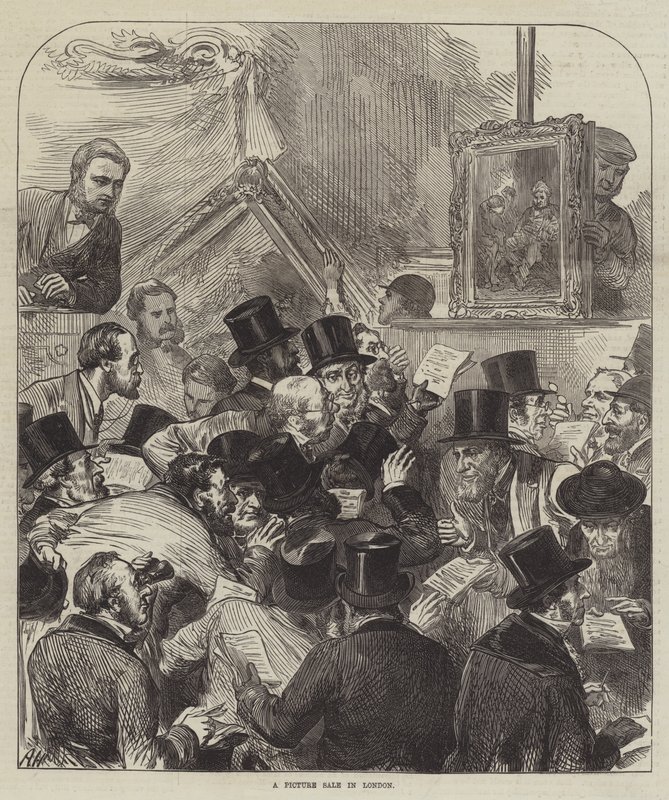 Uma venda de imagens em Londres de Arthur Hopkins