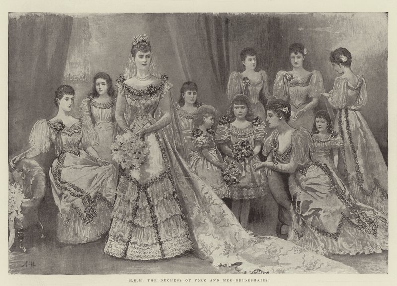 SAR a Duquesa de York e suas damas de honra de Arthur Hopkins