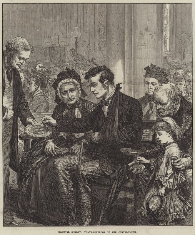 Hospital Domingo, Oferta de Graças do Convalescente de Arthur Hopkins