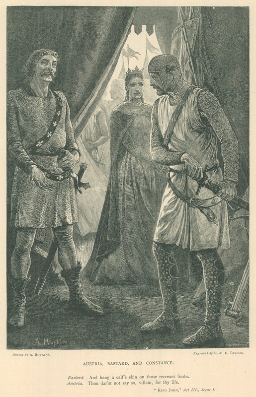 Ilustração para o rei John de Arthur Hopkins