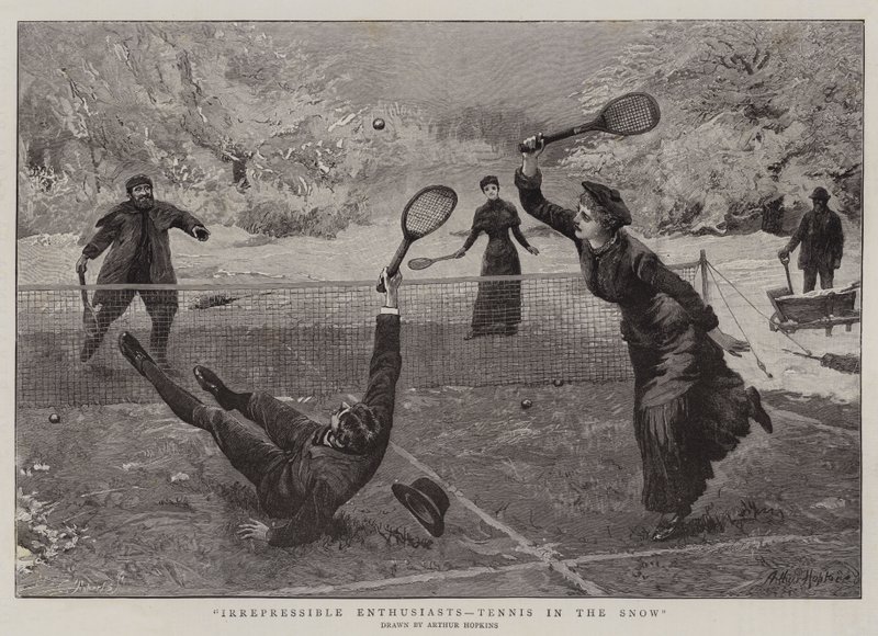 Entusiastas Irreprimíveis, Tênis na Neve de Arthur Hopkins