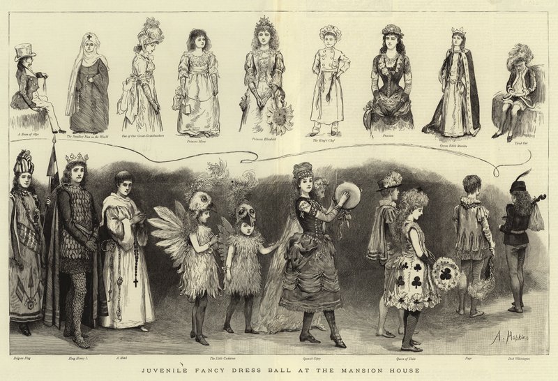 Juvenile Fancy Dress Ball na casa da mansão de Arthur Hopkins