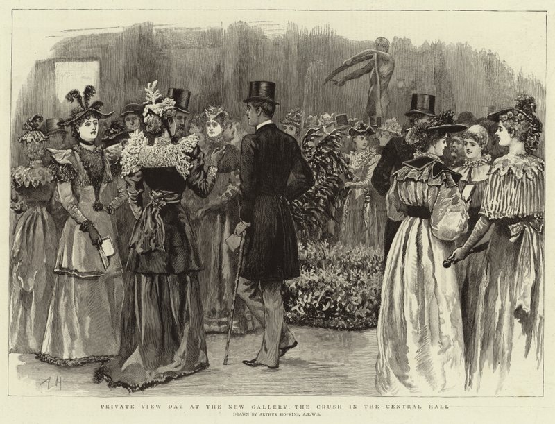 Dia de visão privada na Nova Galeria, o Esmagamento no Salão Central de Arthur Hopkins