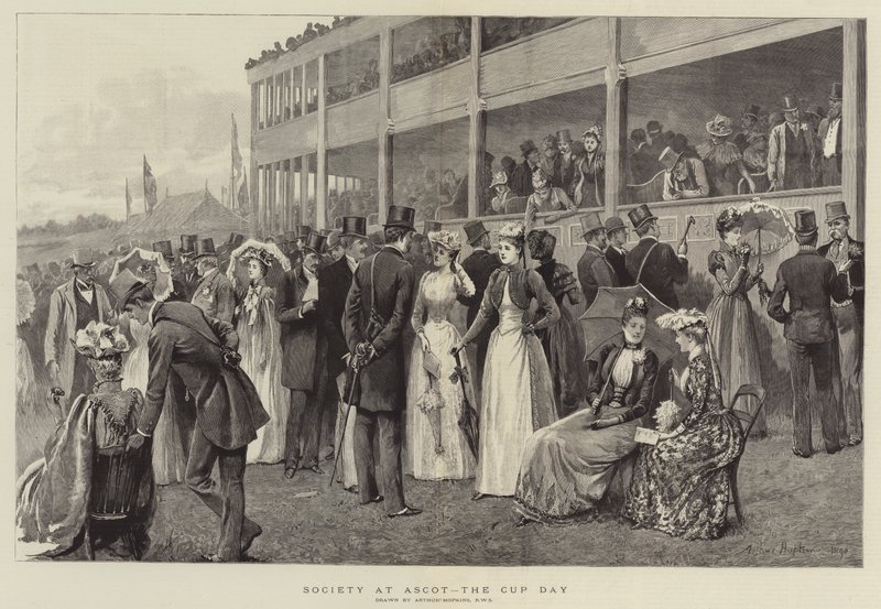 Sociedade no Ascot, o Dia da Copa de Arthur Hopkins