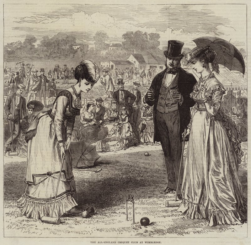 O Croquet Club de Toda a Inglaterra em Wimbledon de Arthur Hopkins