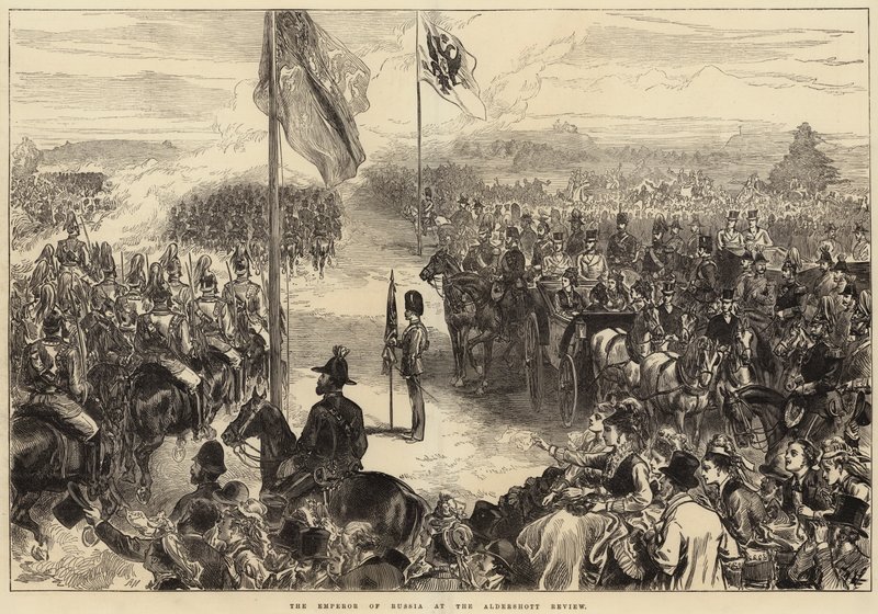 O Imperador da Rússia na Revisão de Aldershott de Arthur Hopkins