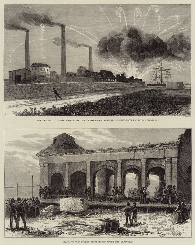 A Explosão da Fábrica de Foguetes no Arsenal de Woolwich de Arthur Hopkins
