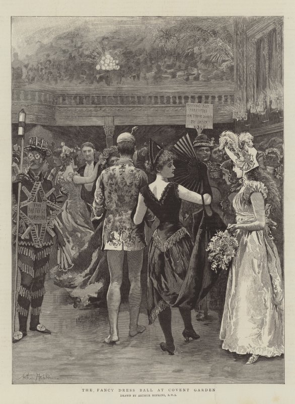 O baile de fantasia no Covent Garden de Arthur Hopkins
