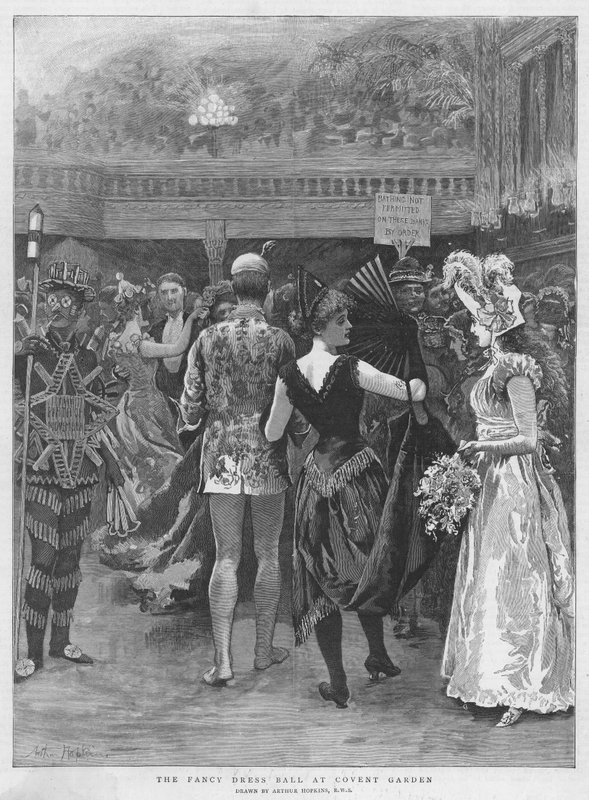 O baile de fantasia no Covent Garden de Arthur Hopkins