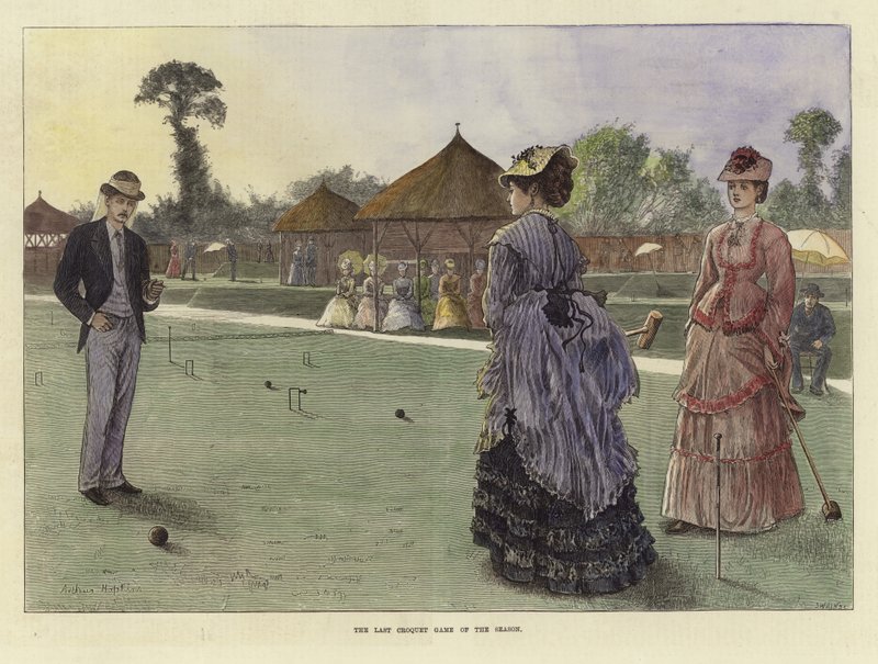 O último jogo Croquet da temporada de Arthur Hopkins