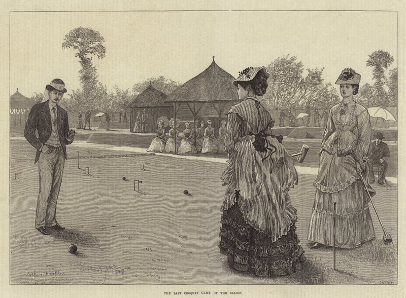O último jogo Croquet da temporada de Arthur Hopkins