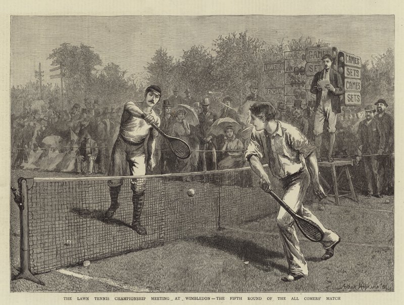 A Reunião do Campeonato de Tênis de Gramado em Wimbledon, a Quinta Rodada de Todos os Partidos de Arthur Hopkins