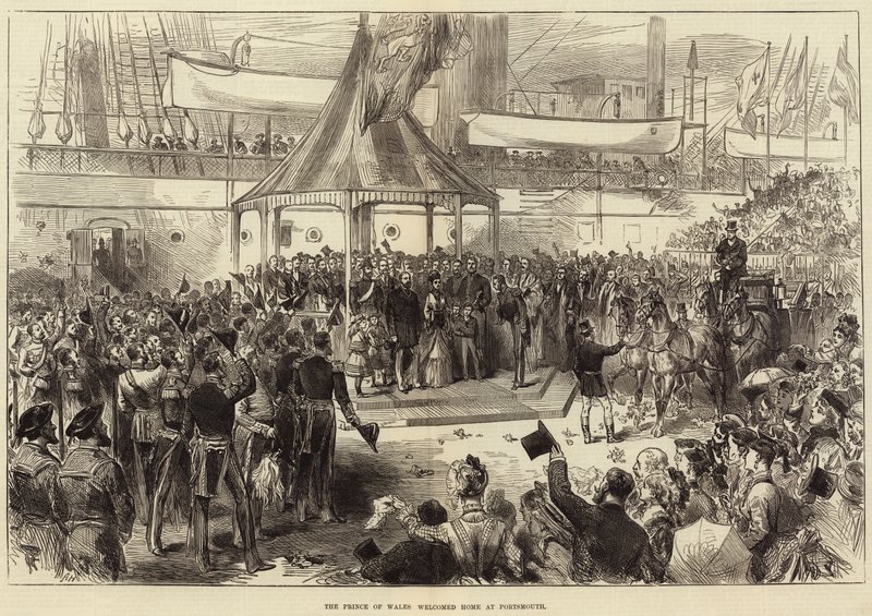 O Príncipe de Gales acolheu Home em Portsmouth de Arthur Hopkins
