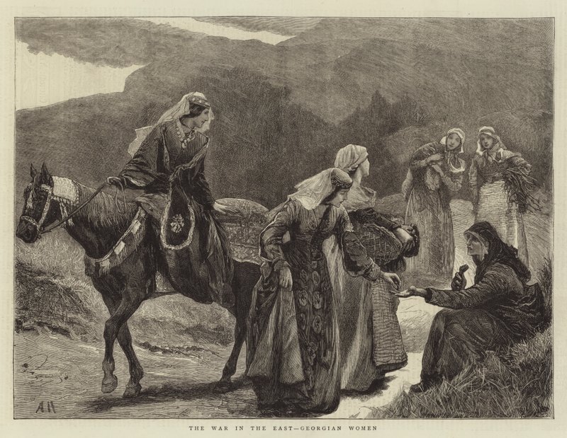 A guerra no leste, mulheres georgianas de Arthur Hopkins