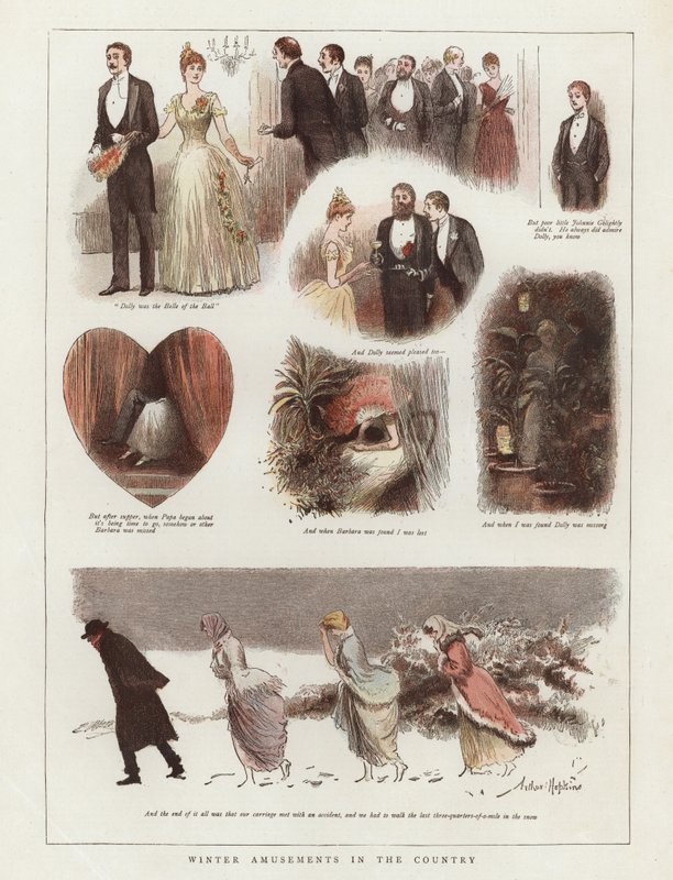 Diversões de inverno no país de Arthur Hopkins