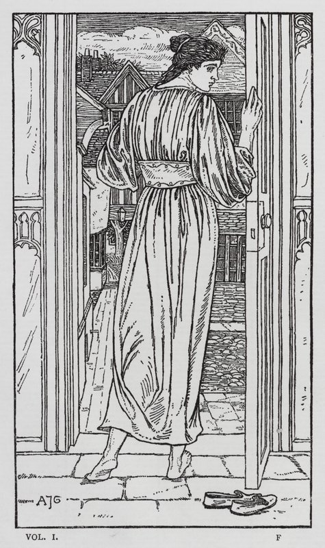 Hans Christian Andersen: O Goloshes da Fortuna (litho) de Arthur Joseph Gaskin
