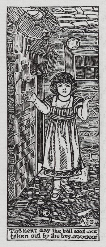 Hans Christian Andersen: Os Amantes (litho) de Arthur Joseph Gaskin