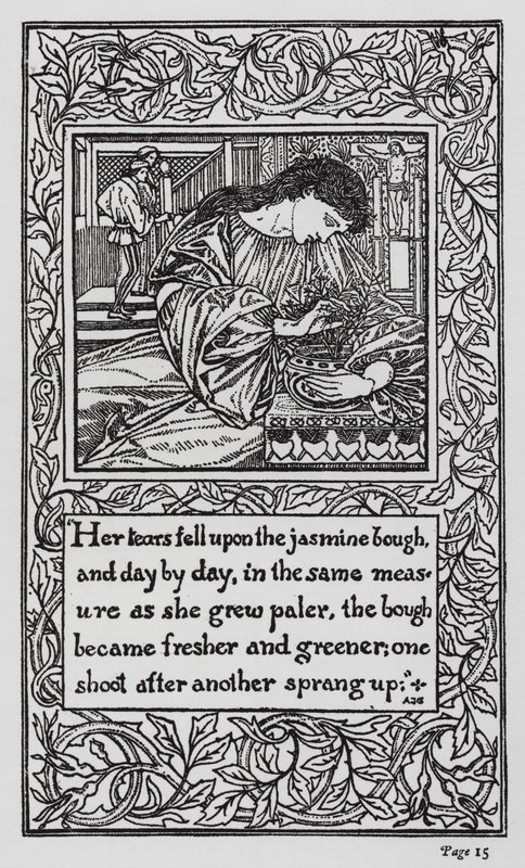 Hans Christian Andersen: O Elfo Rosa (litho) de Arthur Joseph Gaskin