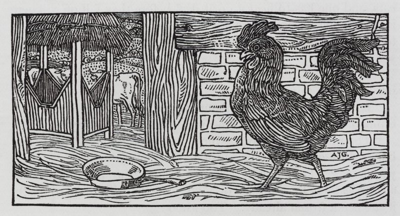 Hans Christian Andersen: "Não há dúvidas sobre isso" (litho) de Arthur Joseph Gaskin