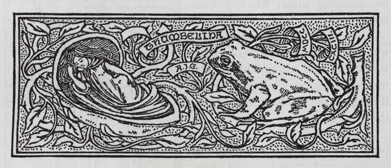 Hans Christian Andersen: Thumbelina (litho) de Arthur Joseph Gaskin