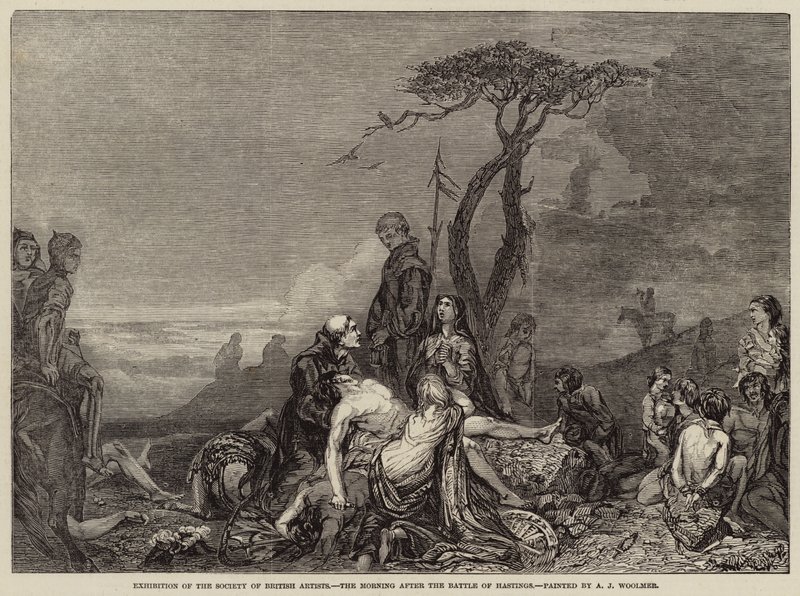 A manhã após a batalha de Hastings de Arthur Joseph Woolmer
