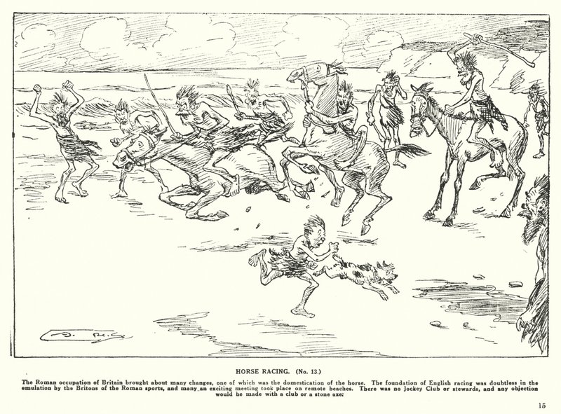 Corridas de cavalos (litografia) de Arthur Moreland