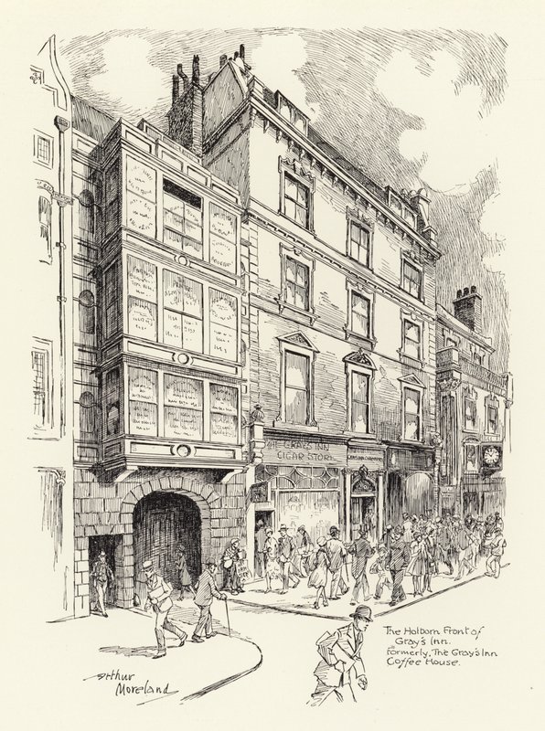 A fachada de Holborn do Gray