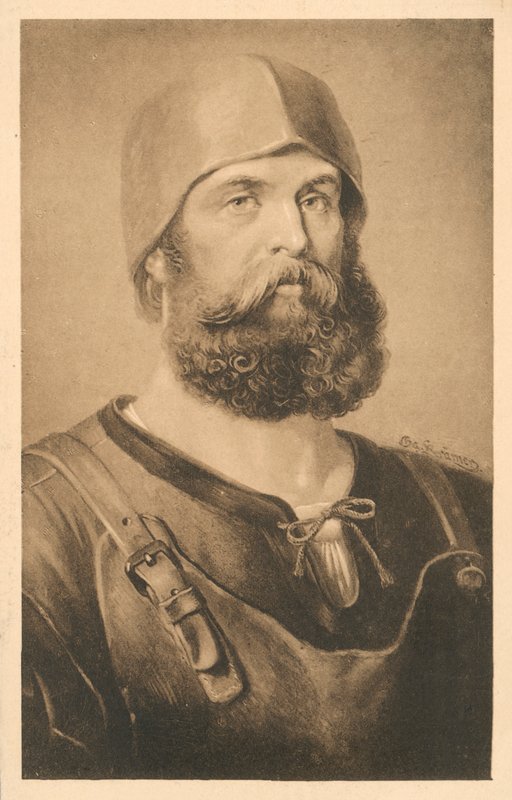 Peter Vischer, o Velho, escultor alemão (litografia) de Arthur Quartley