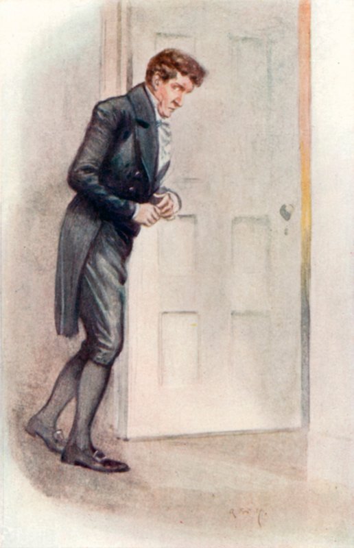 Ilustração para Emma por Jane Austen de Arthur Wallis Mills