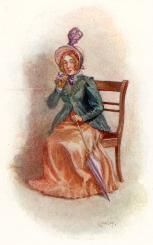 Ilustração para Emma por Jane Austen de Arthur Wallis Mills