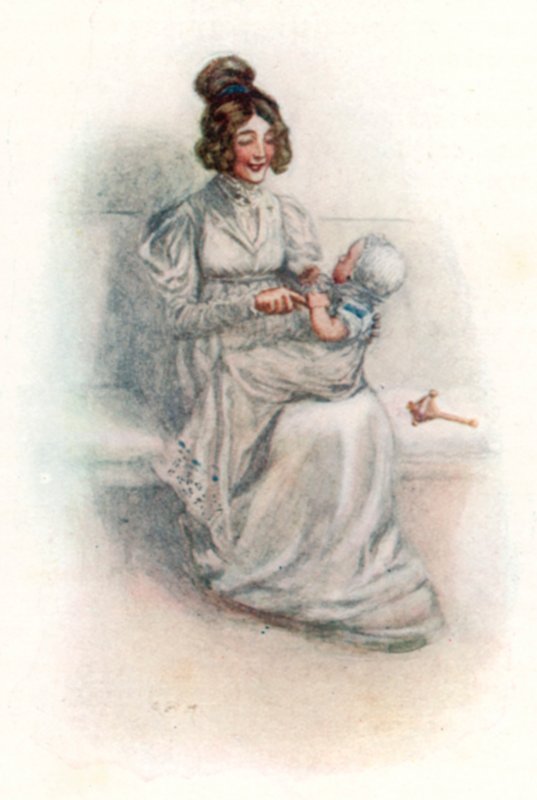 Ilustração para Emma por Jane Austen de Arthur Wallis Mills