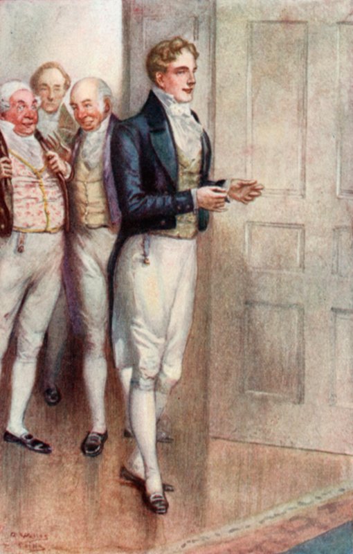 Ilustração para Emma por Jane Austen de Arthur Wallis Mills