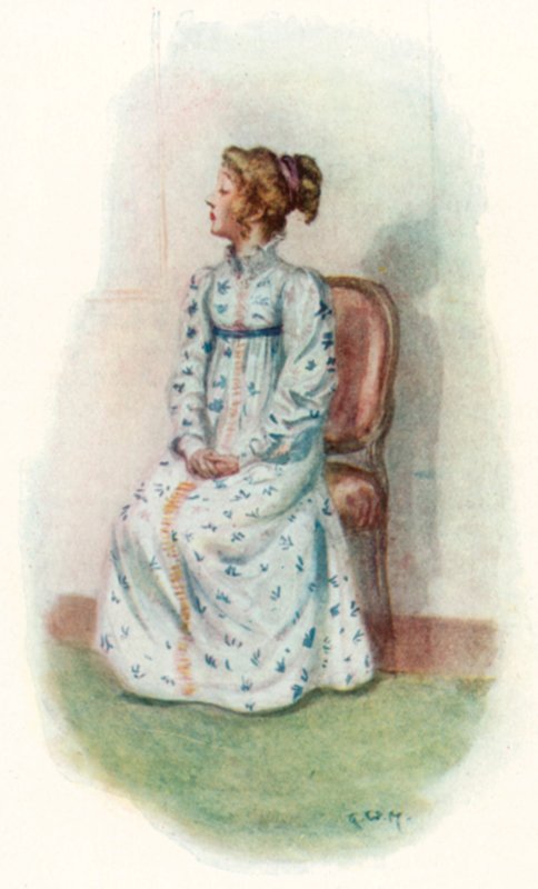 Ilustração para a abadia de Northanger por Jane Austen de Arthur Wallis Mills