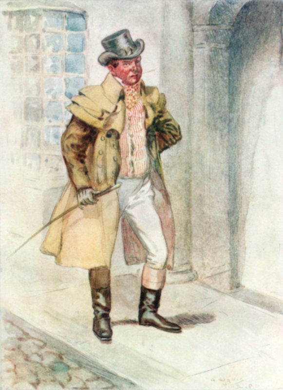 Ilustração para a abadia de Northanger por Jane Austen de Arthur Wallis Mills