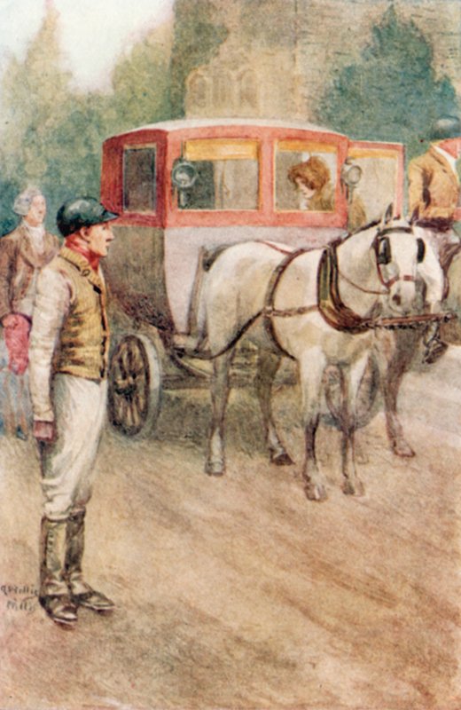 Ilustração para a abadia de Northanger por Jane Austen de Arthur Wallis Mills