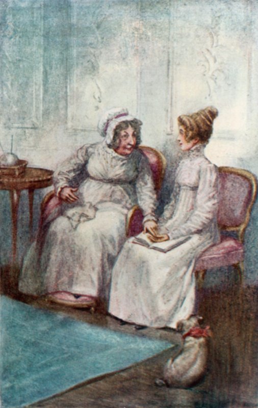 Ilustração para a abadia de Northanger por Jane Austen de Arthur Wallis Mills