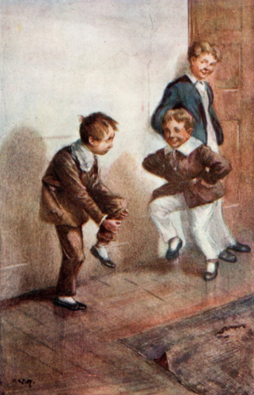Ilustração para a abadia de Northanger por Jane Austen de Arthur Wallis Mills