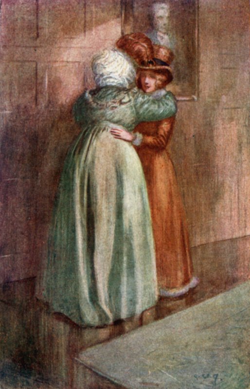 Ilustração para a abadia de Northanger por Jane Austen de Arthur Wallis Mills