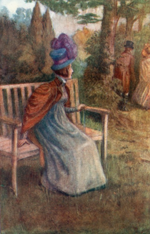 Ilustração para a abadia de Northanger por Jane Austen de Arthur Wallis Mills