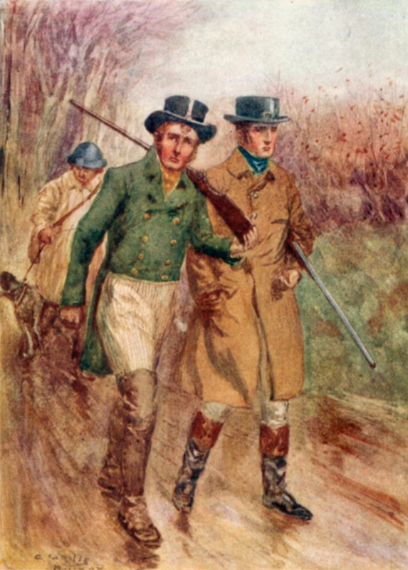 Ilustração para persuasão por Jane Austen de Arthur Wallis Mills