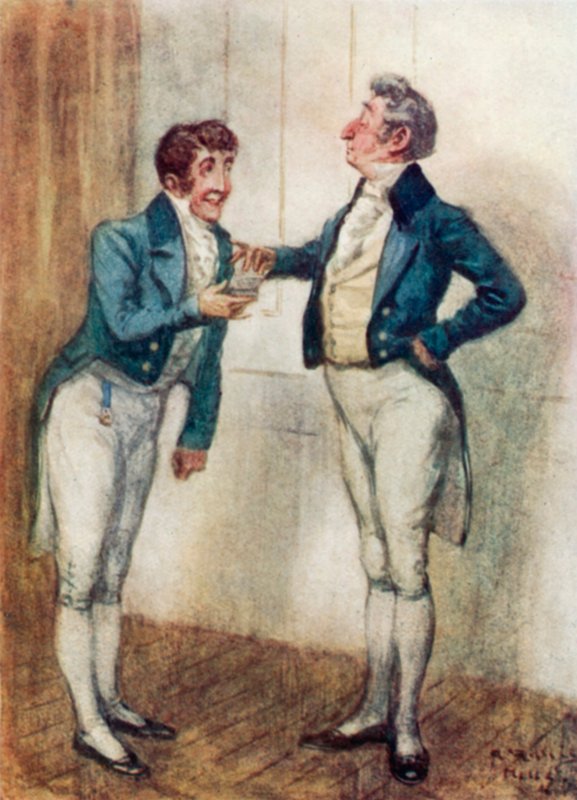 Ilustração para persuasão por Jane Austen de Arthur Wallis Mills