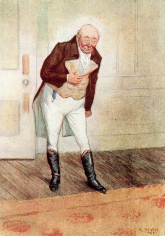 Ilustração para Orgulho e Preconceito por Jane Austen de Arthur Wallis Mills