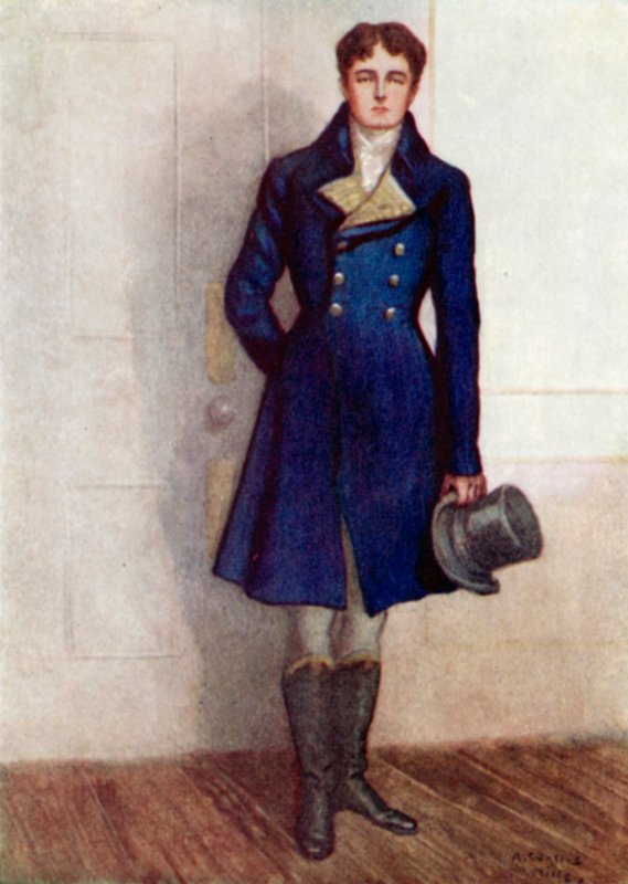 Ilustração para Orgulho e Preconceito por Jane Austen de Arthur Wallis Mills
