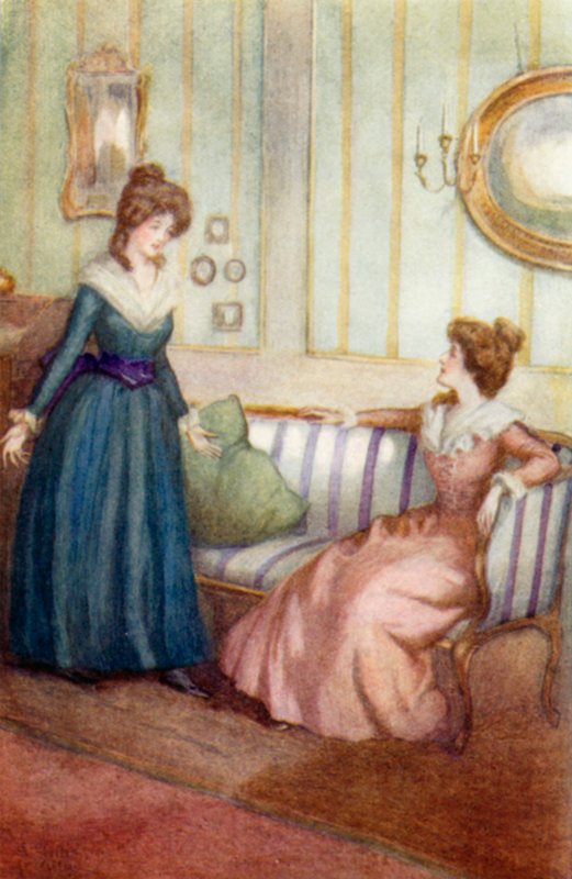 Ilustração para Orgulho e Preconceito por Jane Austen de Arthur Wallis Mills